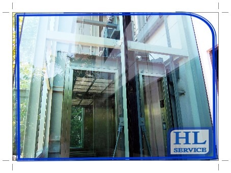 ติดตั้งลิฟต์แก้ว